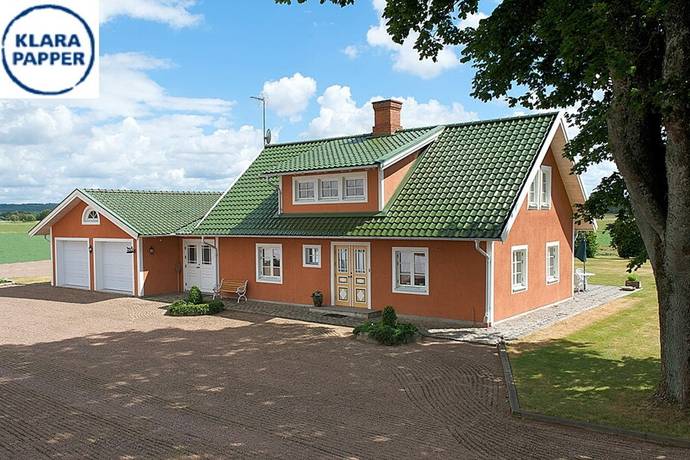Bild 1: 7 rum gård på Norregård 
747, Tönnersjö, Halmstads kommun Tönnersjö - Norregård