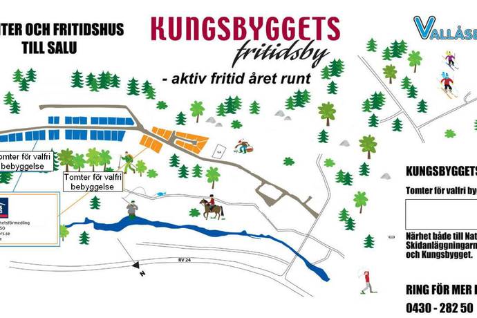 Bild 1: tomt på Kungsbygget 630 m.fl - TOMTER -, Laholms kommun Våxtorp