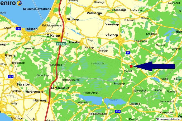Bild 4: tomt på Kungsbygget 630 m.fl - TOMTER -, Laholms kommun Våxtorp