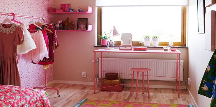 Bilder, Barnrum, rosa, Trägolv - Hemnet Inspiration