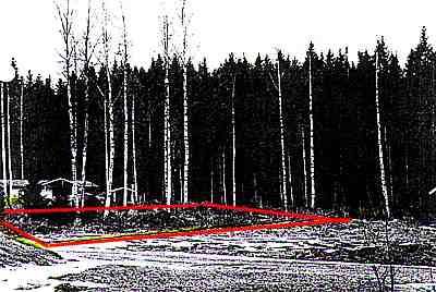 Bild 1: tomt på Tomt m sjöutsikt. Hovfjället 8km., Torsby kommun Värmland