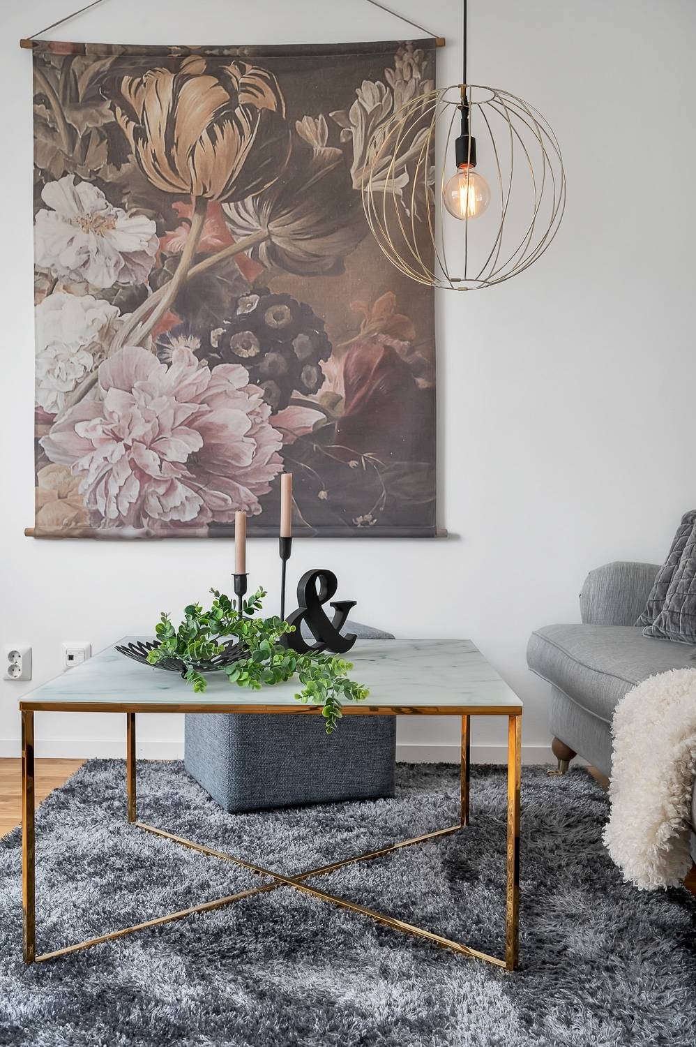 Image inspired by the article "Unika designobjekt och läckra pasteller i moderna lägenheten"