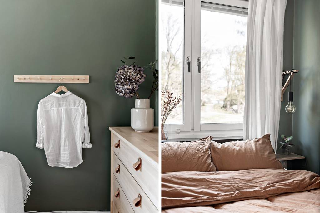 Image inspired by the article "Jordfärger, textil och vintage hemma hos Sarah"