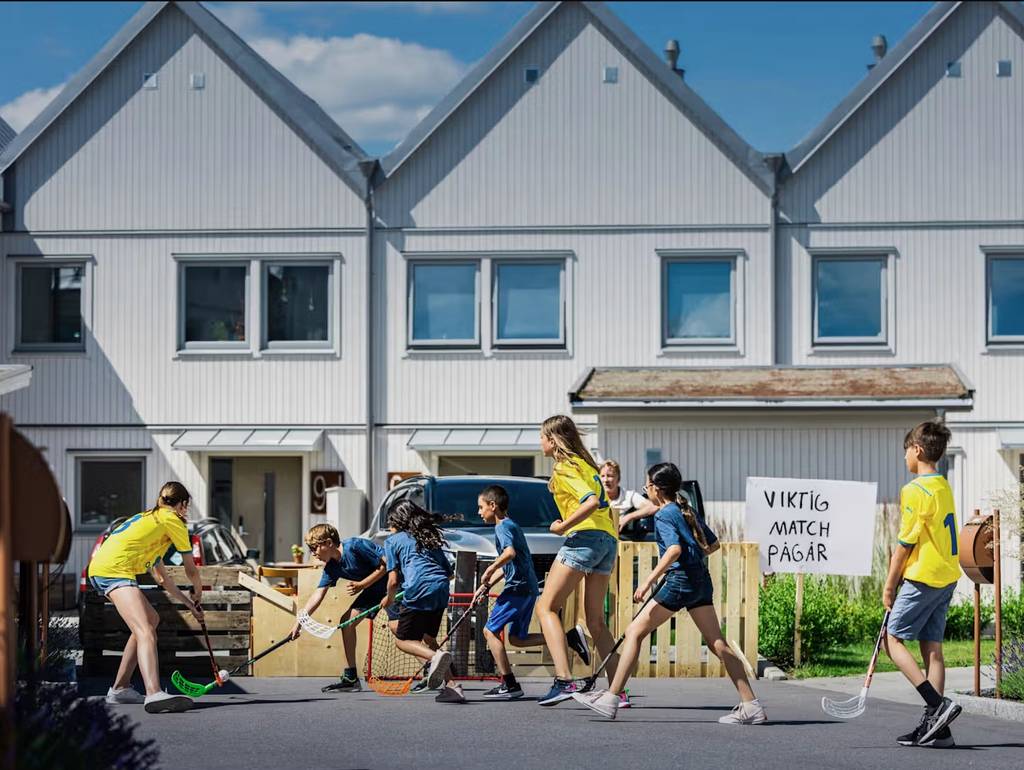 För drömbostaden och livet mellan husen bild
