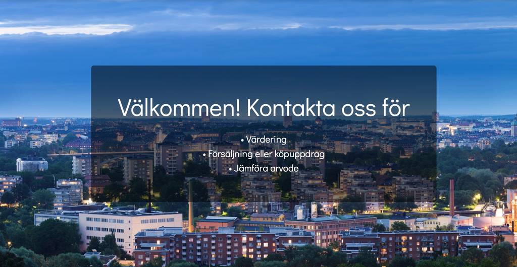 Personlig mäklartjänst med bättre result bild