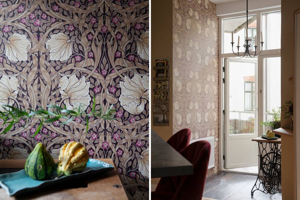 Image inspired by the article "Formstark färgfest i det personliga hemmet på Södermalm"