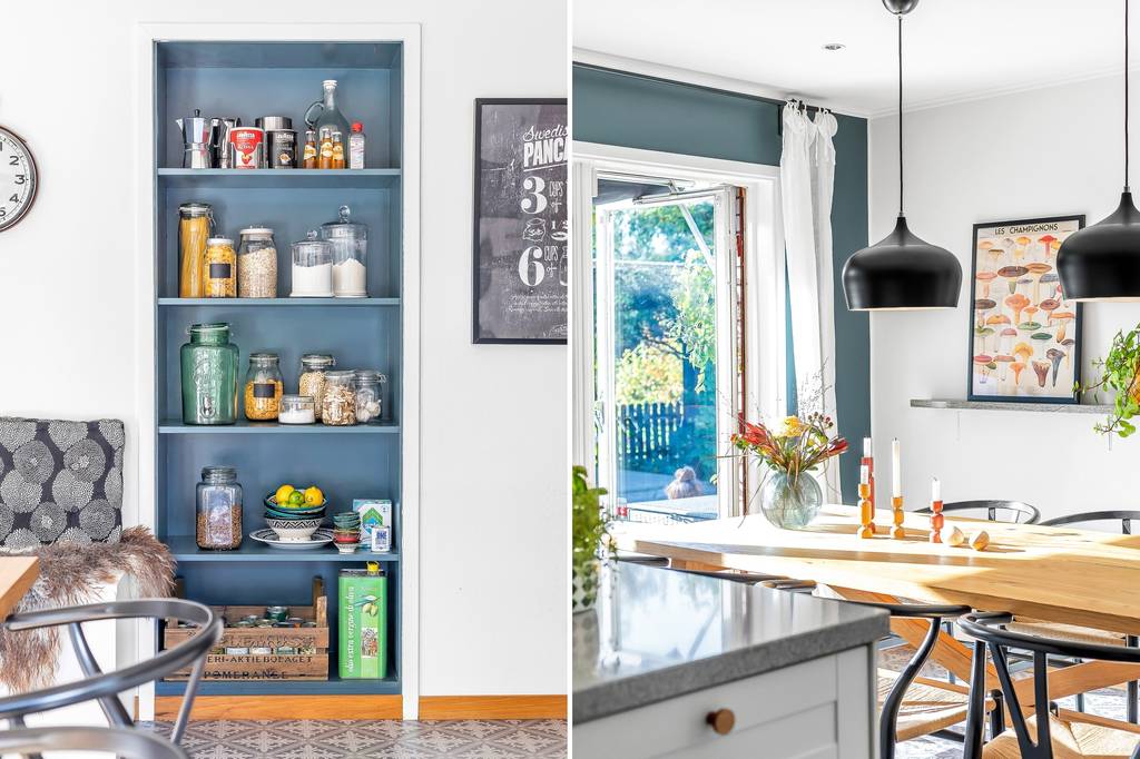 Image inspired by the article "Färingsöhuset bjuder på designklassiker, tavelvägg och gröna växter"