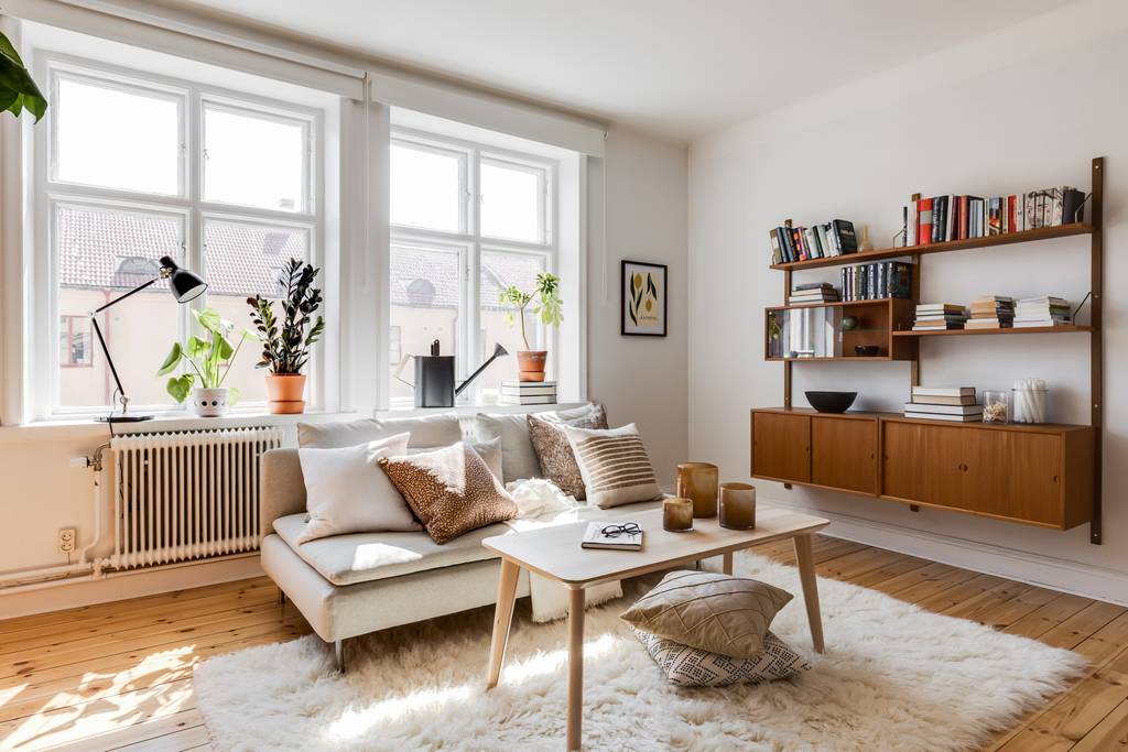 Image inspired by the article "Jordfärger, textil och vintage hemma hos Sarah"