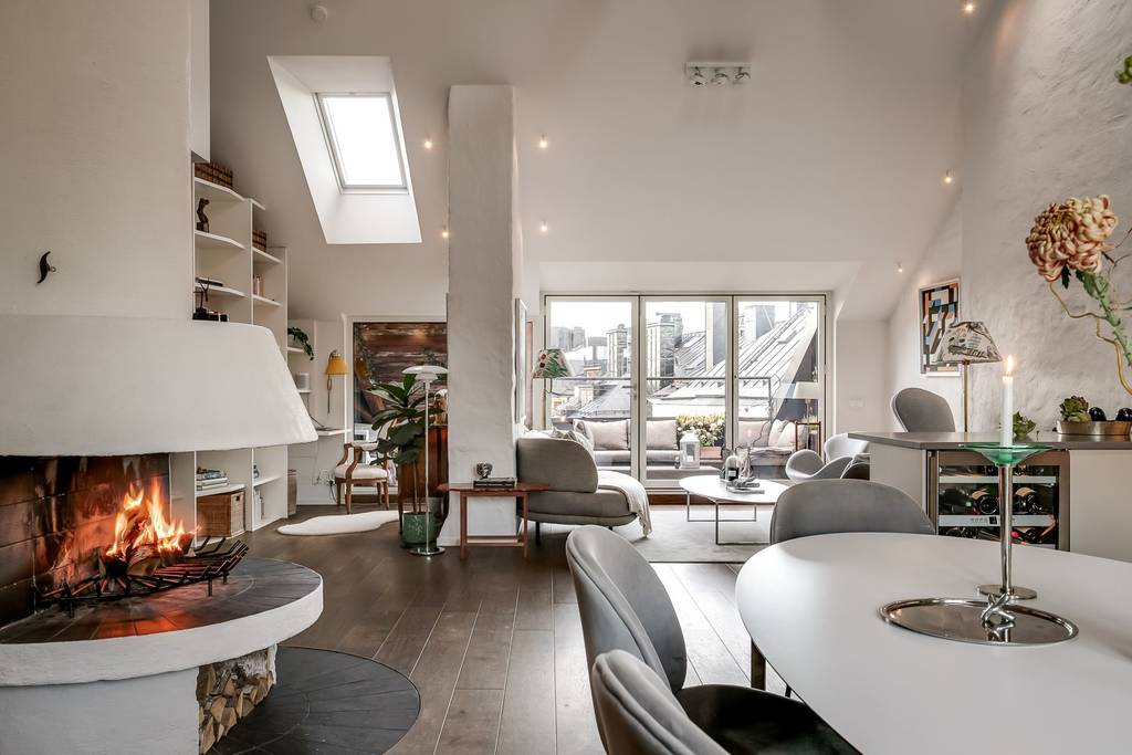 Modern mäklare i Stockholm bild