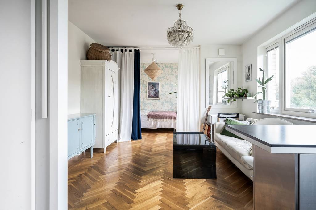 Image inspired by the article "Unika designobjekt och läckra pasteller i moderna lägenheten"