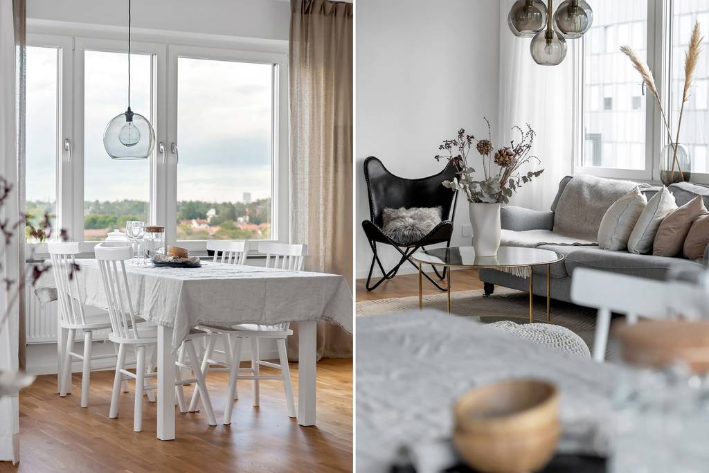 Image inspired by the article "Jordfärger, textil och vintage hemma hos Sarah"