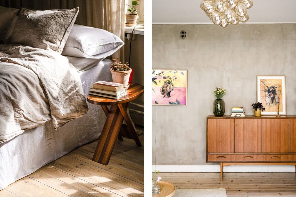 Image inspired by the article "Formstark färgfest i det personliga hemmet på Södermalm"