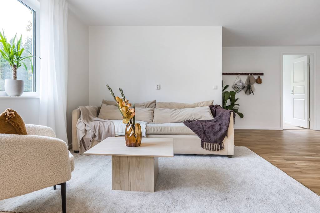 Image inspired by the article "Jordfärger, textil och vintage hemma hos Sarah"