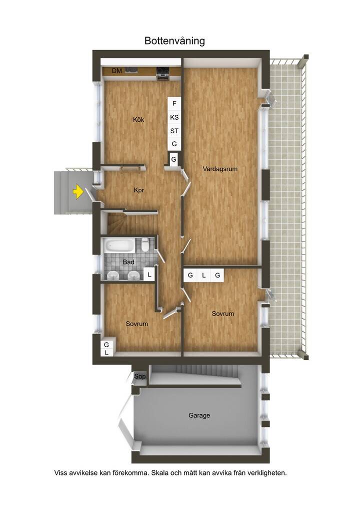 7 rum Villa på Skravlingsvägen 32B Bosvedjan Sundsvalls kommun - bild 32