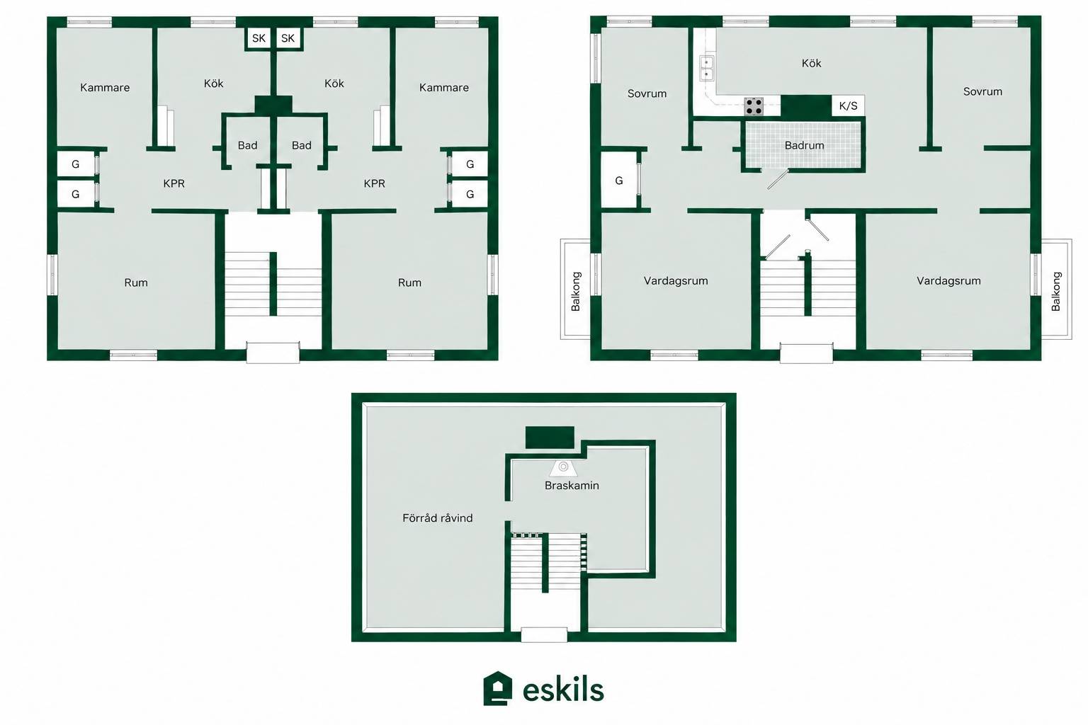 240 m² Villa på Vedbergsgatan 5 Djurgården Eskilstuna kommun - bild 33