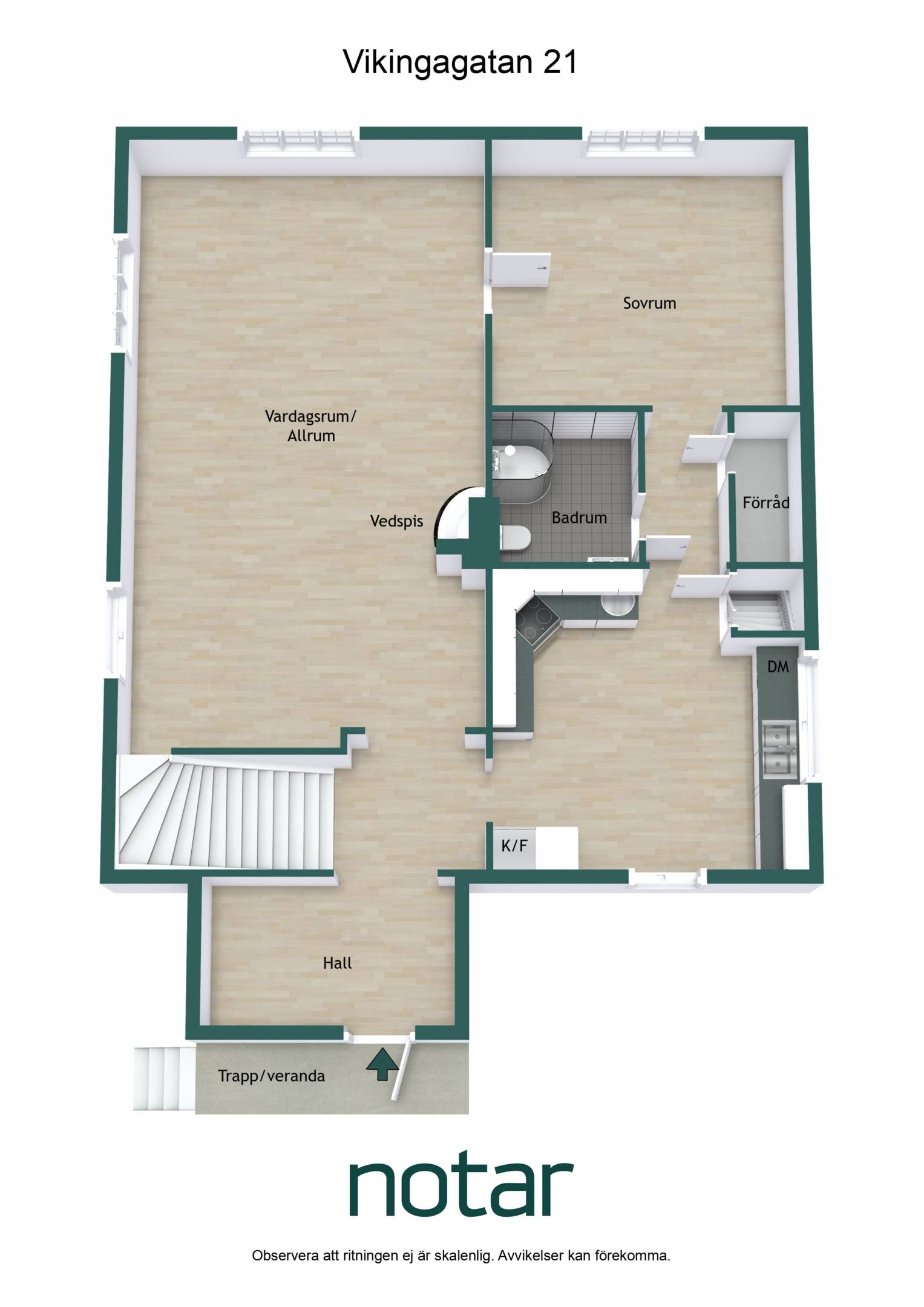 155 m² Villa på Vikingagatan 21 Svartbäcken Uppsala kommun - bild 62