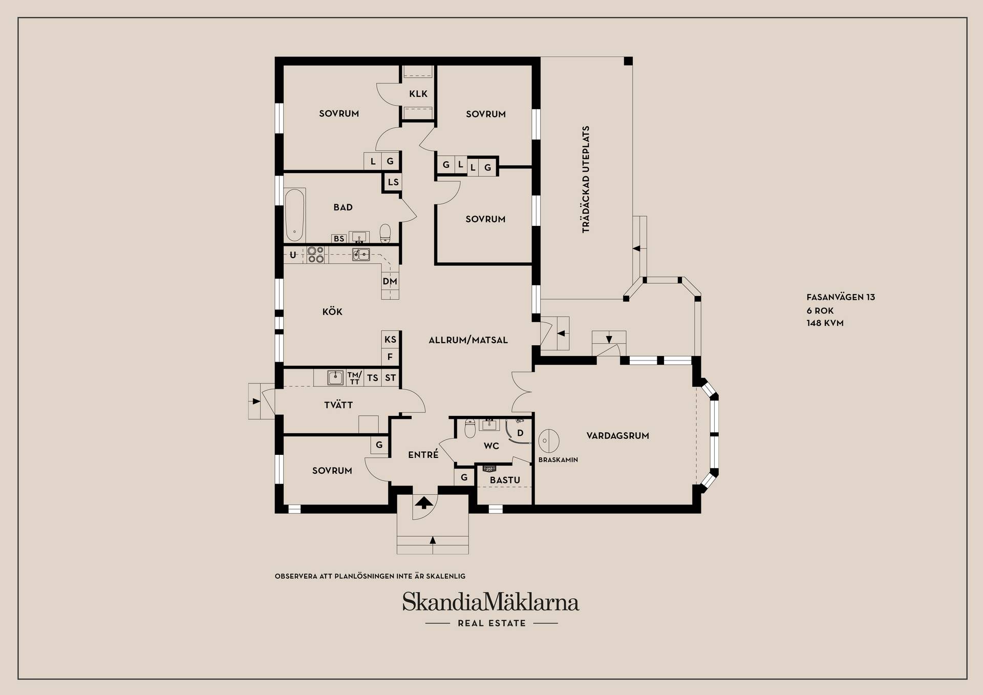 6 rum Villa på Fasanvägen 13 Segeltorp Huddinge kommun - bild 42