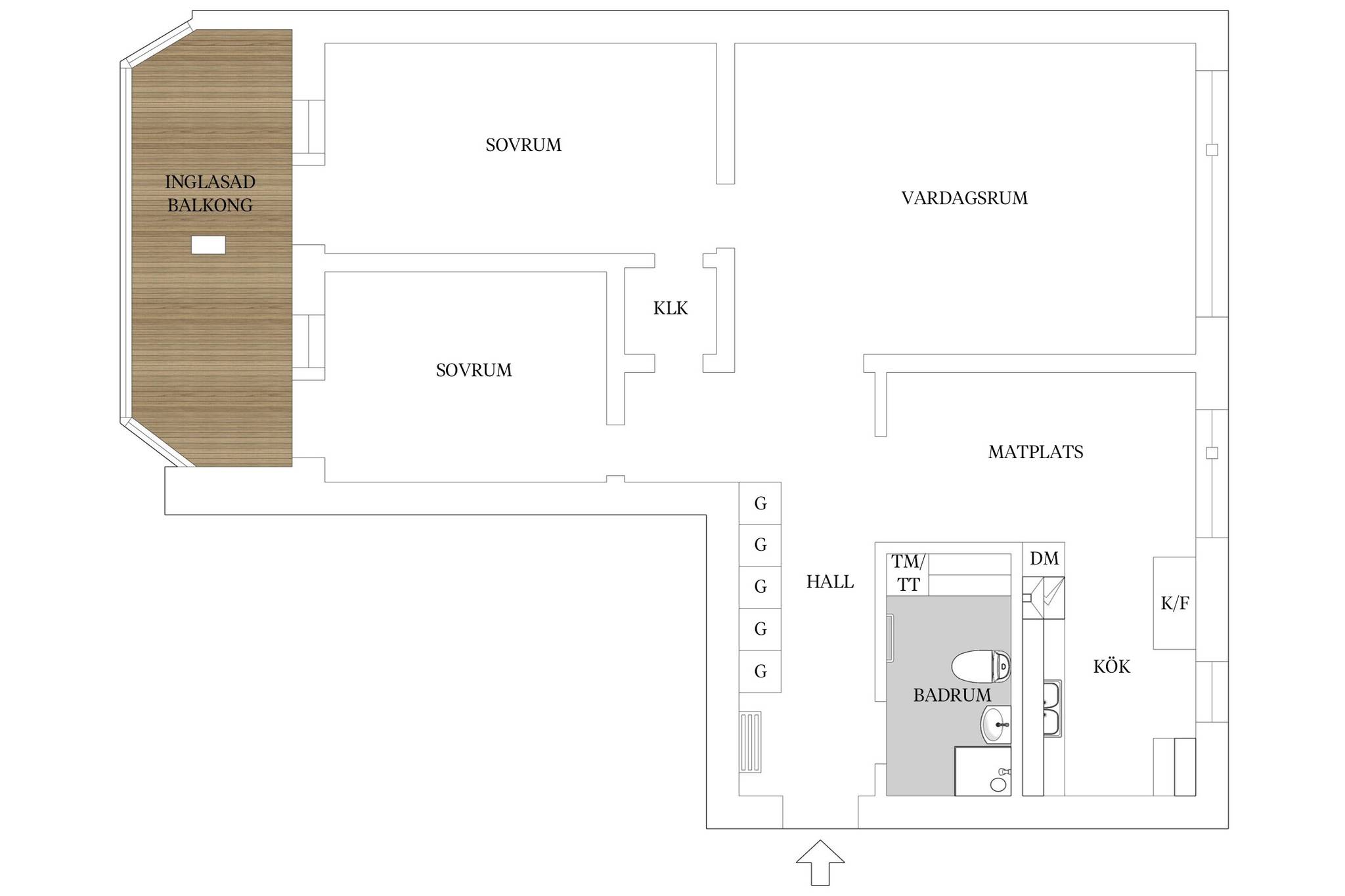 3 rum Lägenhet på Slättängsgatan 25B Slättäng Lomma kommun - bild 17