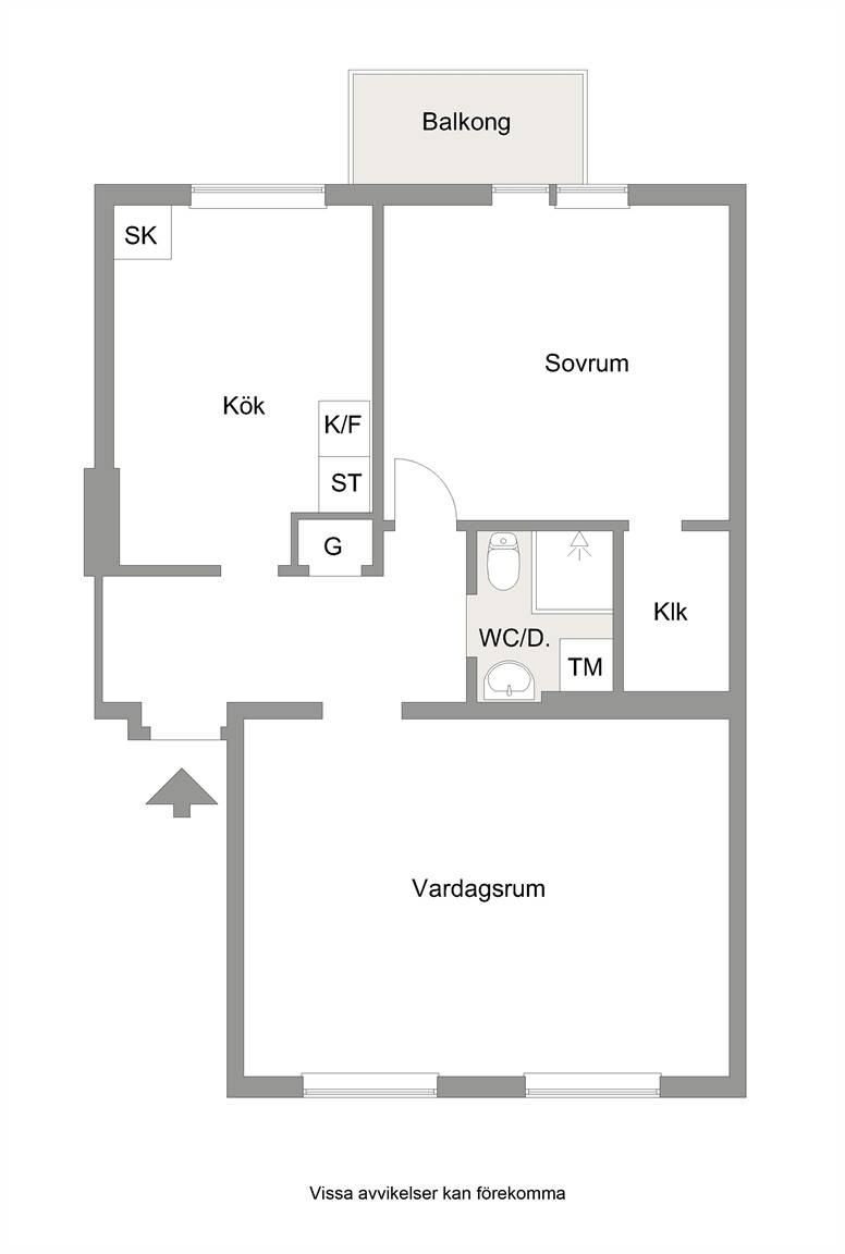 2 rum Lägenhet på Vikingavägen 21 Seestaden Sandvikens kommun - bild 14