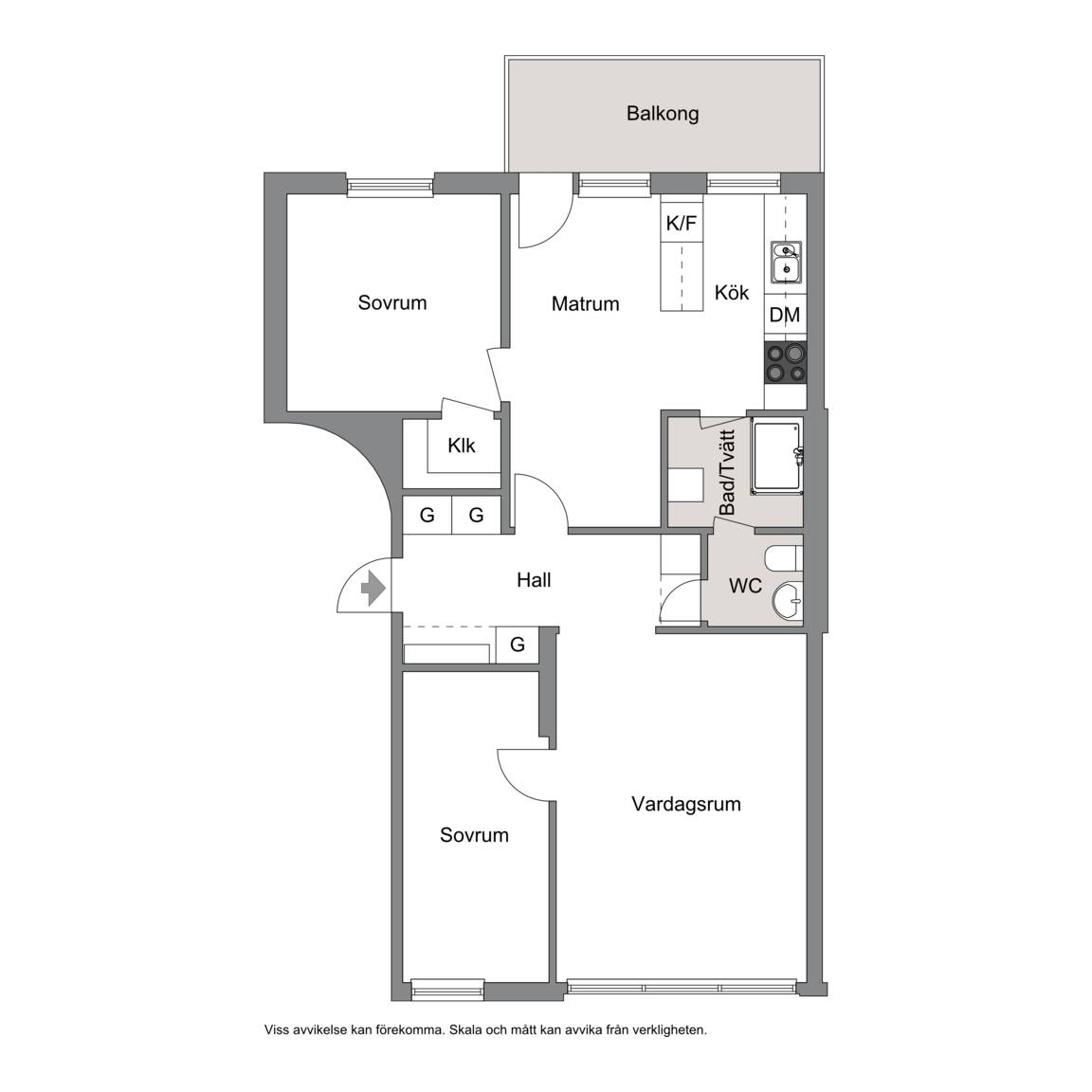 3 rum Lägenhet på Spelmansgatan 59B Centralt Kristinehamns kommun - bild 18