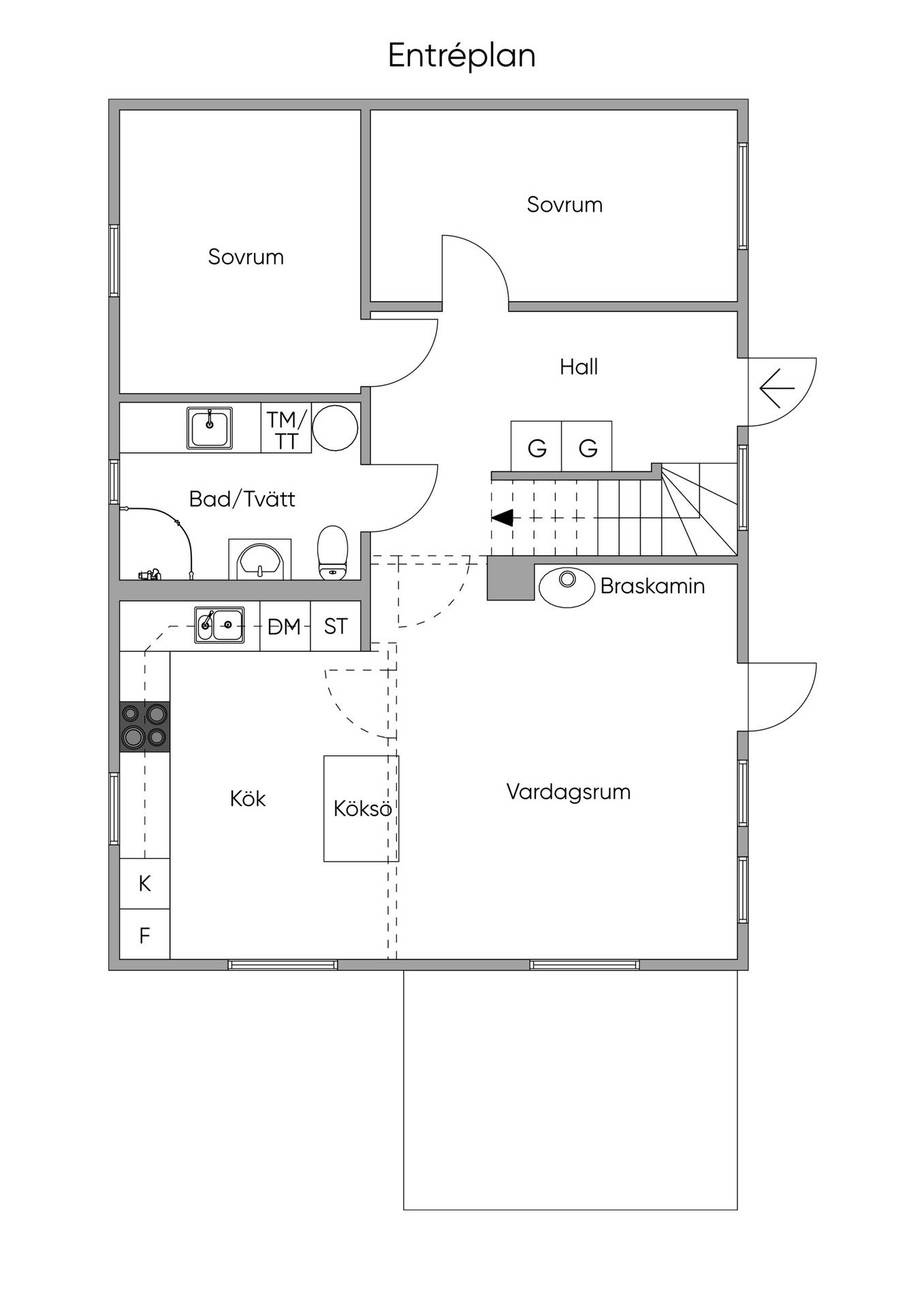 6 rum Villa på Tistelvägen 38 Vendelsö Haninge kommun - bild 50