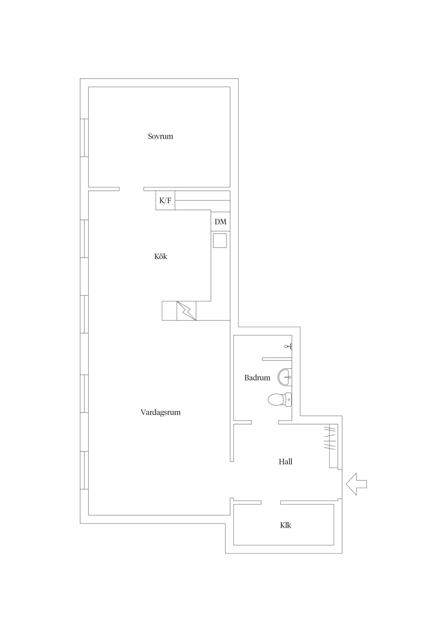 2 rum Lägenhet på Jörgen Ankersgatan 18 Davidshall Malmö kommun - bild 21
