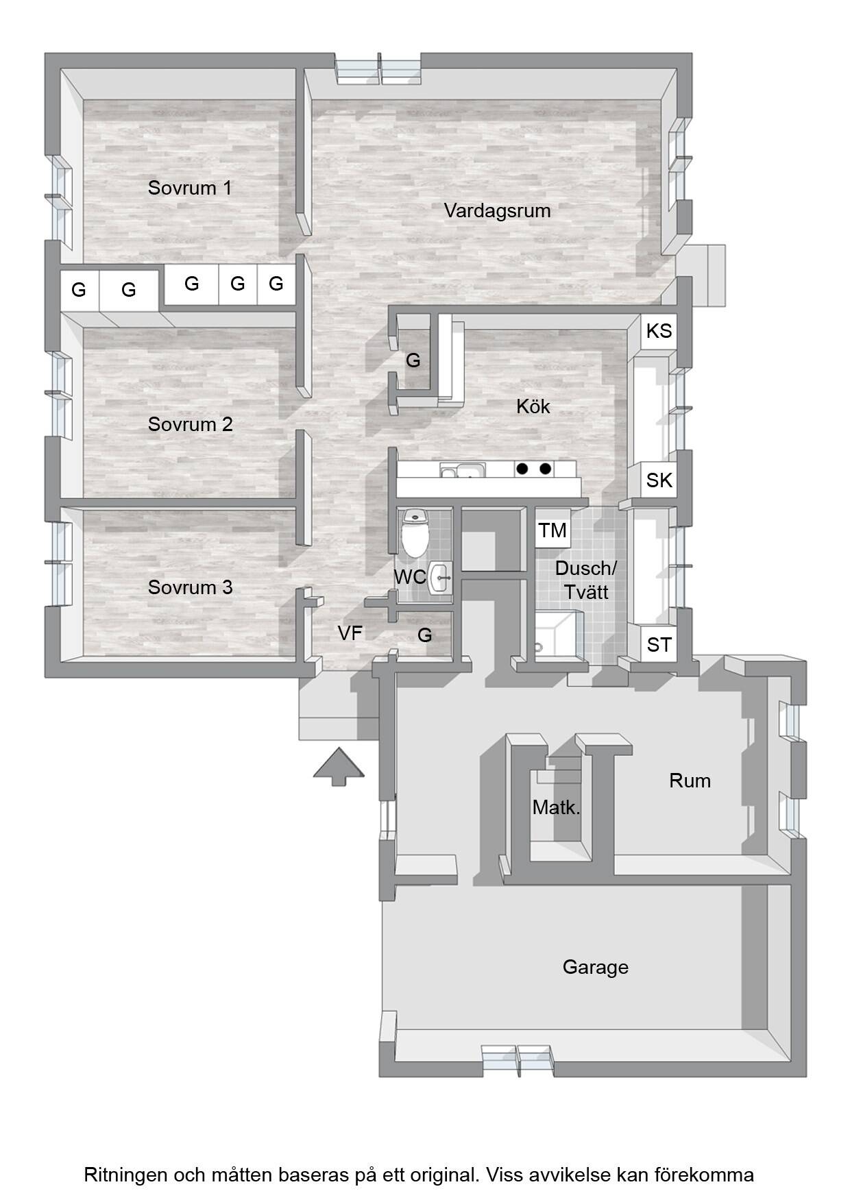 4 rum Villa på Västra Trädgårdsvägen 51 Sörby Gävle kommun - bild 17