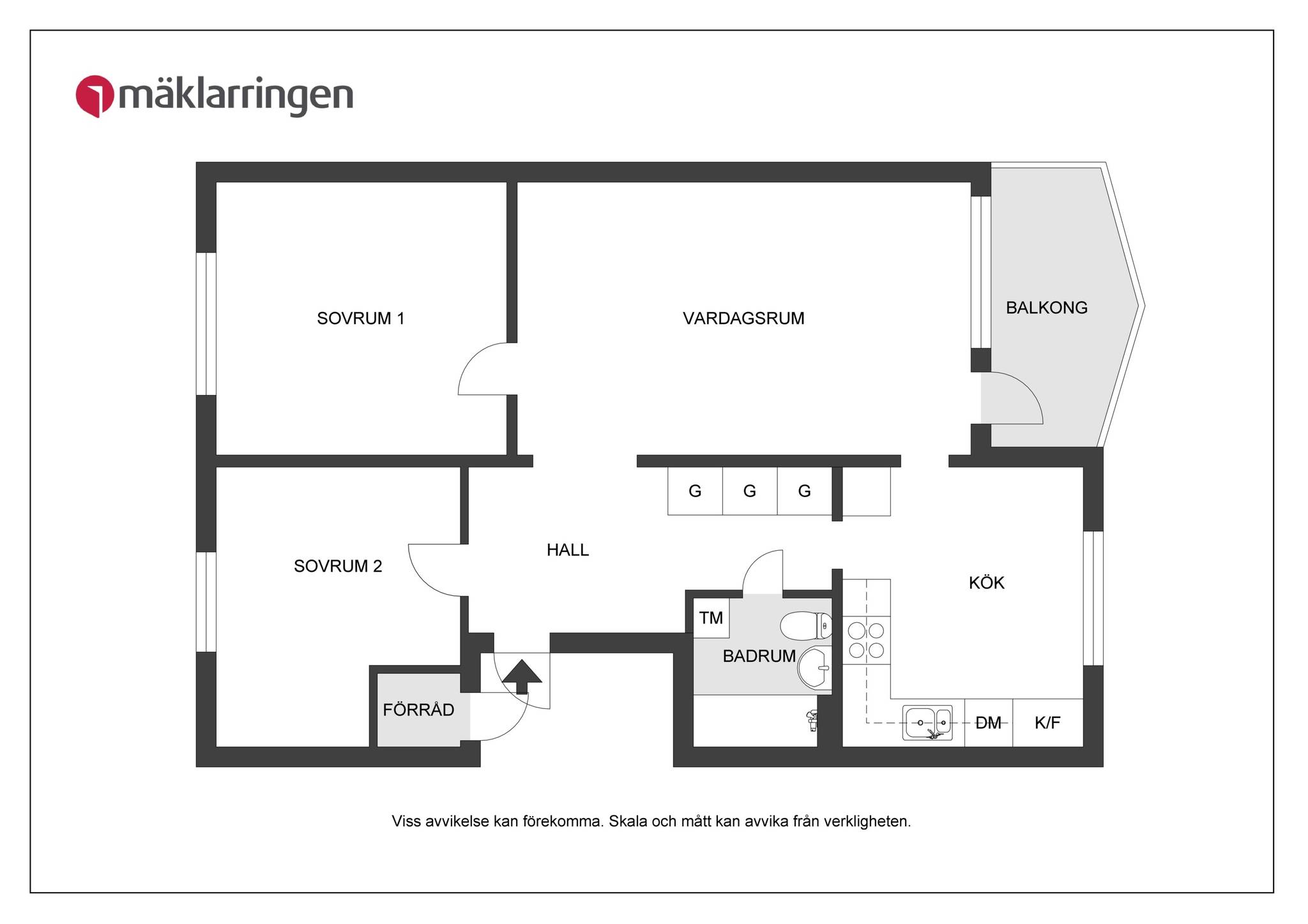 3 rum Lägenhet på Vädurens gata 214 Brandbergen Haninge kommun - bild 15