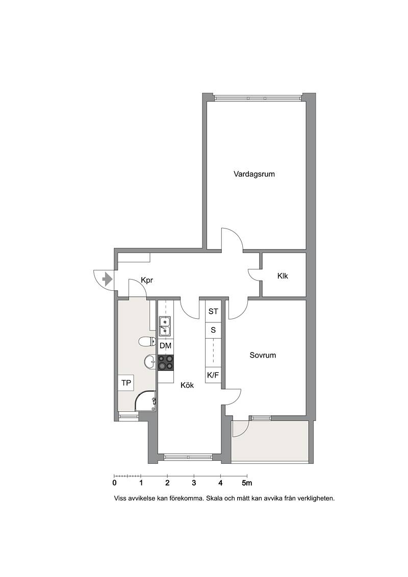 2 rum Lägenhet på Nonnens väg 9C Nya Staden Lidköpings kommun - bild 17