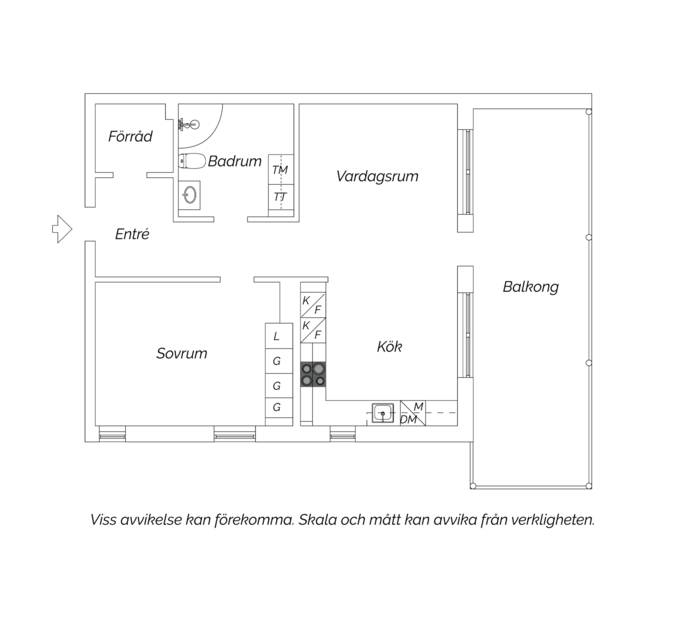 2 rum Lägenhet på Vallhöjdsvägen 9 Kallfors Södertälje kommun - bild 17