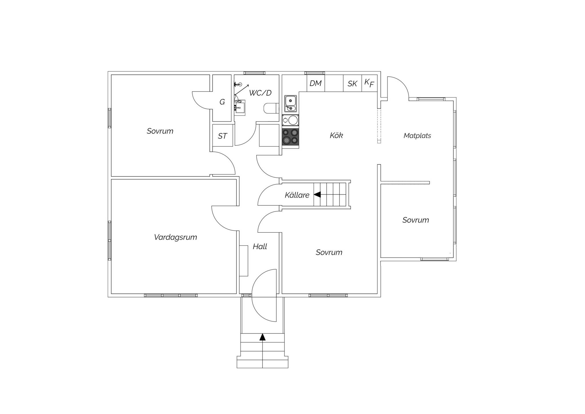 4 rum Villa på Nybrovägen 6 Smedby Kalmar kommun - bild 43