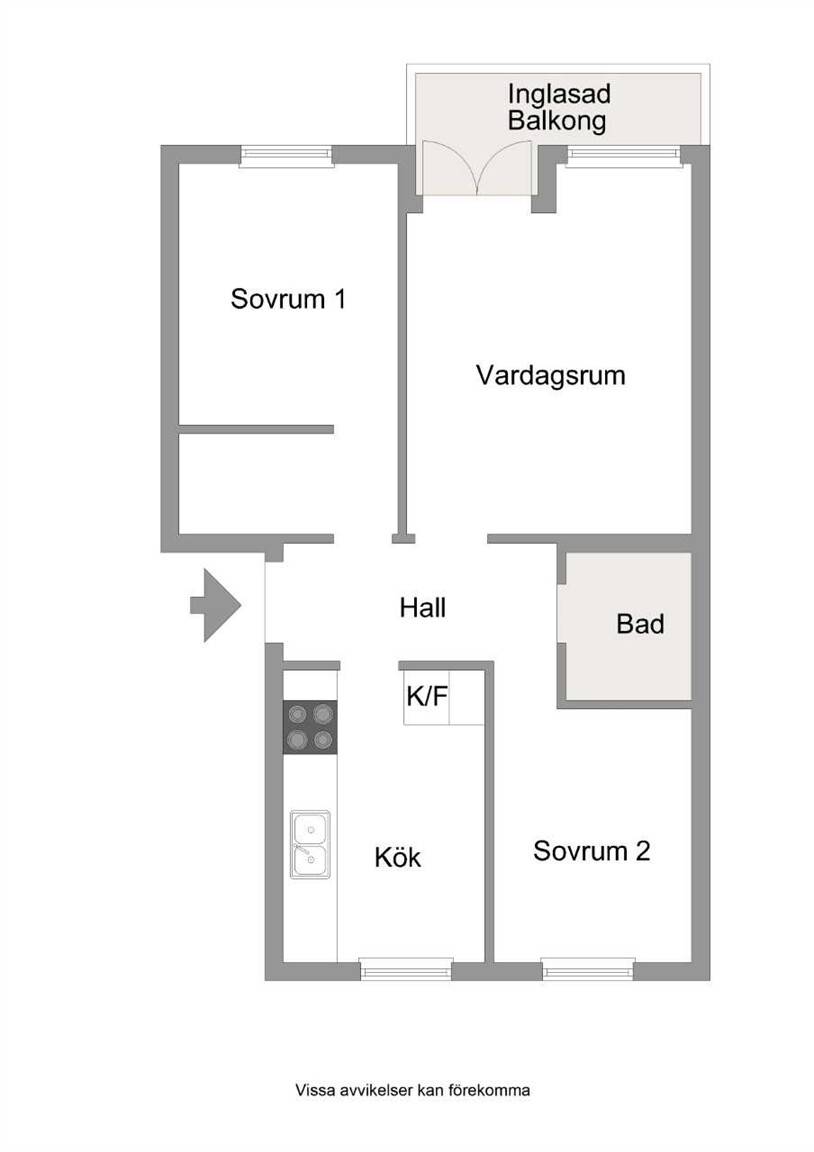 3 rum Lägenhet på Mästargatan 3 C Hantverkarbacken Sandvikens kommun - bild 26