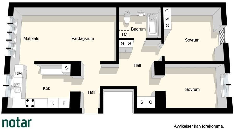 3 rum Lägenhet på Lustigkullavägen 3, vån 1 Gröndal Stockholms kommun - bild 22