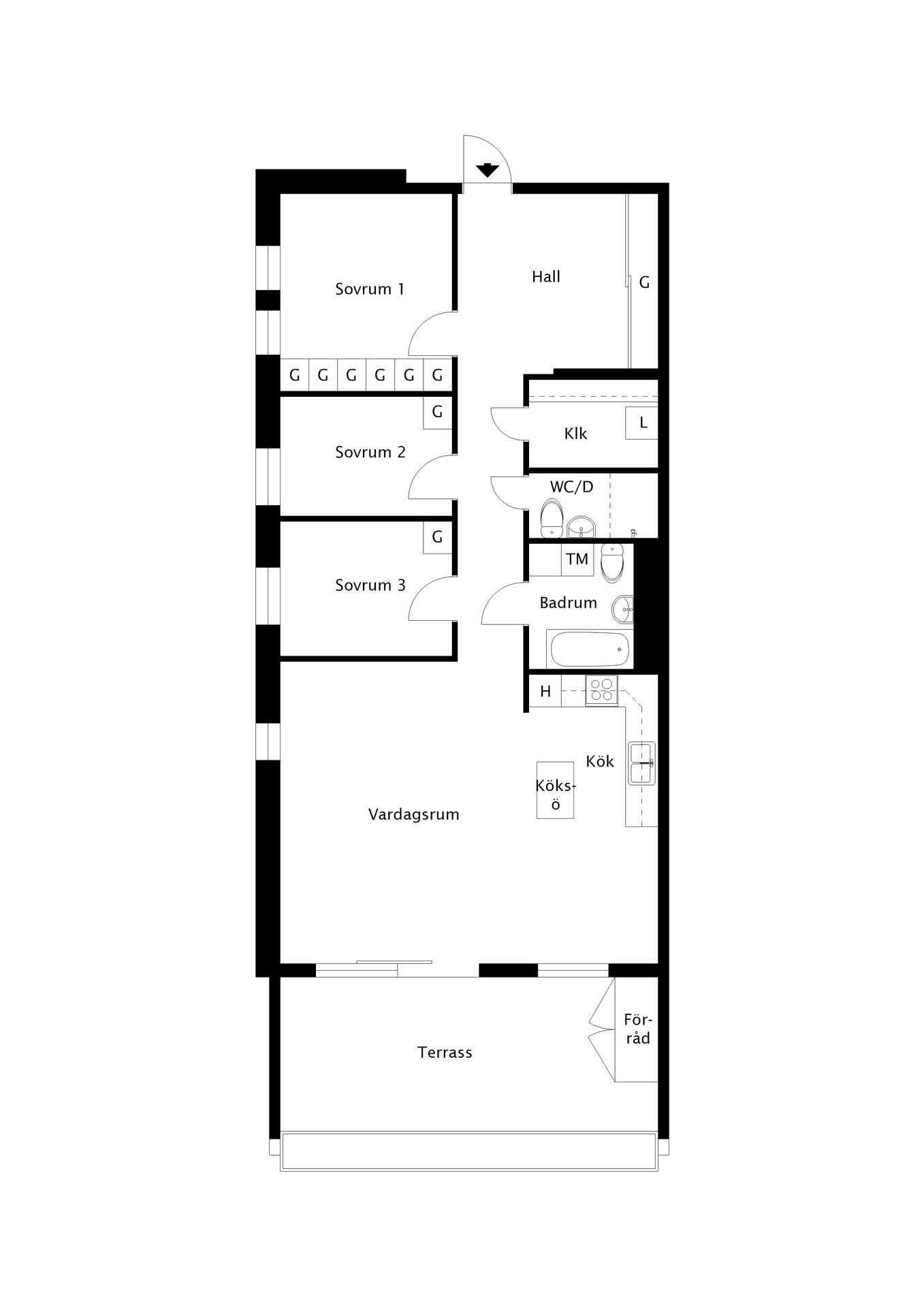 4 rum Lägenhet på Platåvägen 36 Edsbacka/Edsviken Sollentuna kommun - bild 26