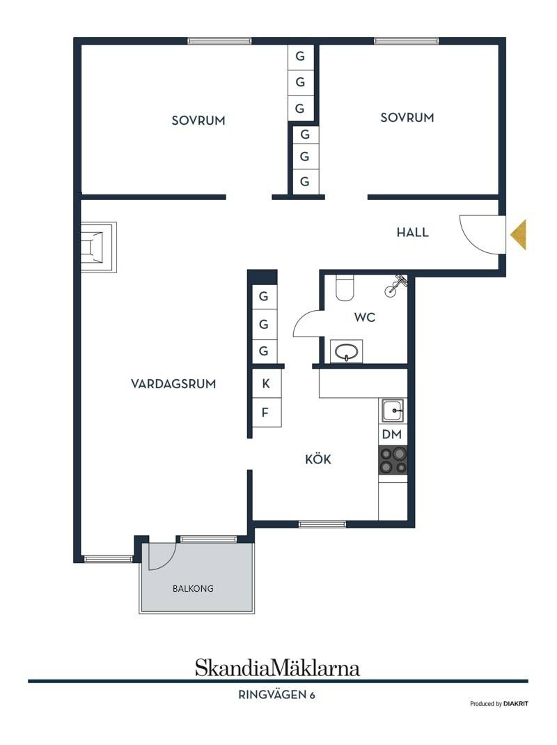 3 rum Lägenhet på Ringvägen 6 Västerhaninge/Åby Haninge kommun - bild 23