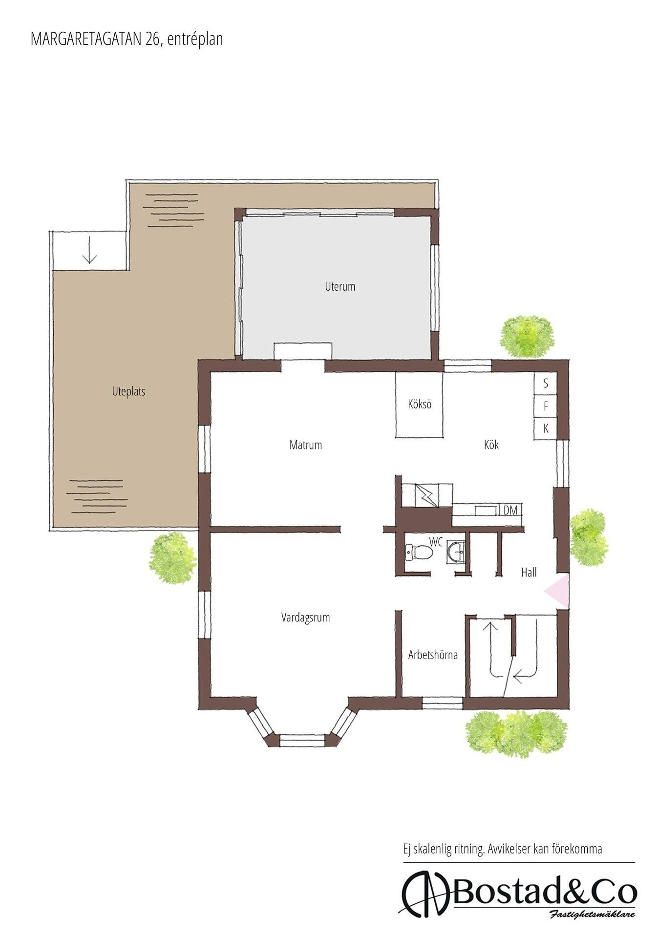5 rum Villa på Margaretagatan 26 Öster Halmstads kommun - bild 41