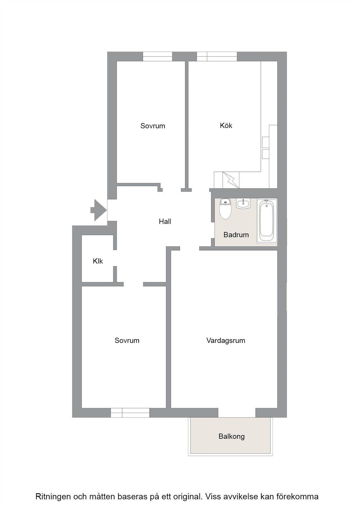 3 rum Lägenhet på Drottning Kristinas väg 71 Marieholm Mariestads kommun - bild 15