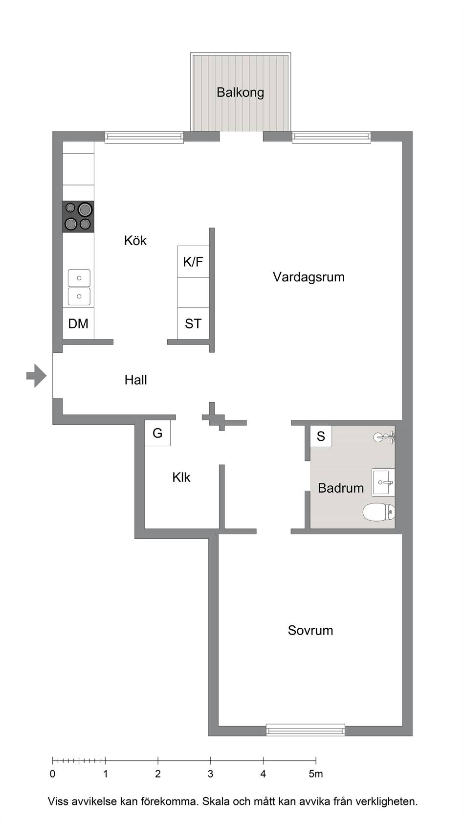 2 rum Lägenhet på RONDELLEN 22 Kallhäll Järfälla kommun - bild 16