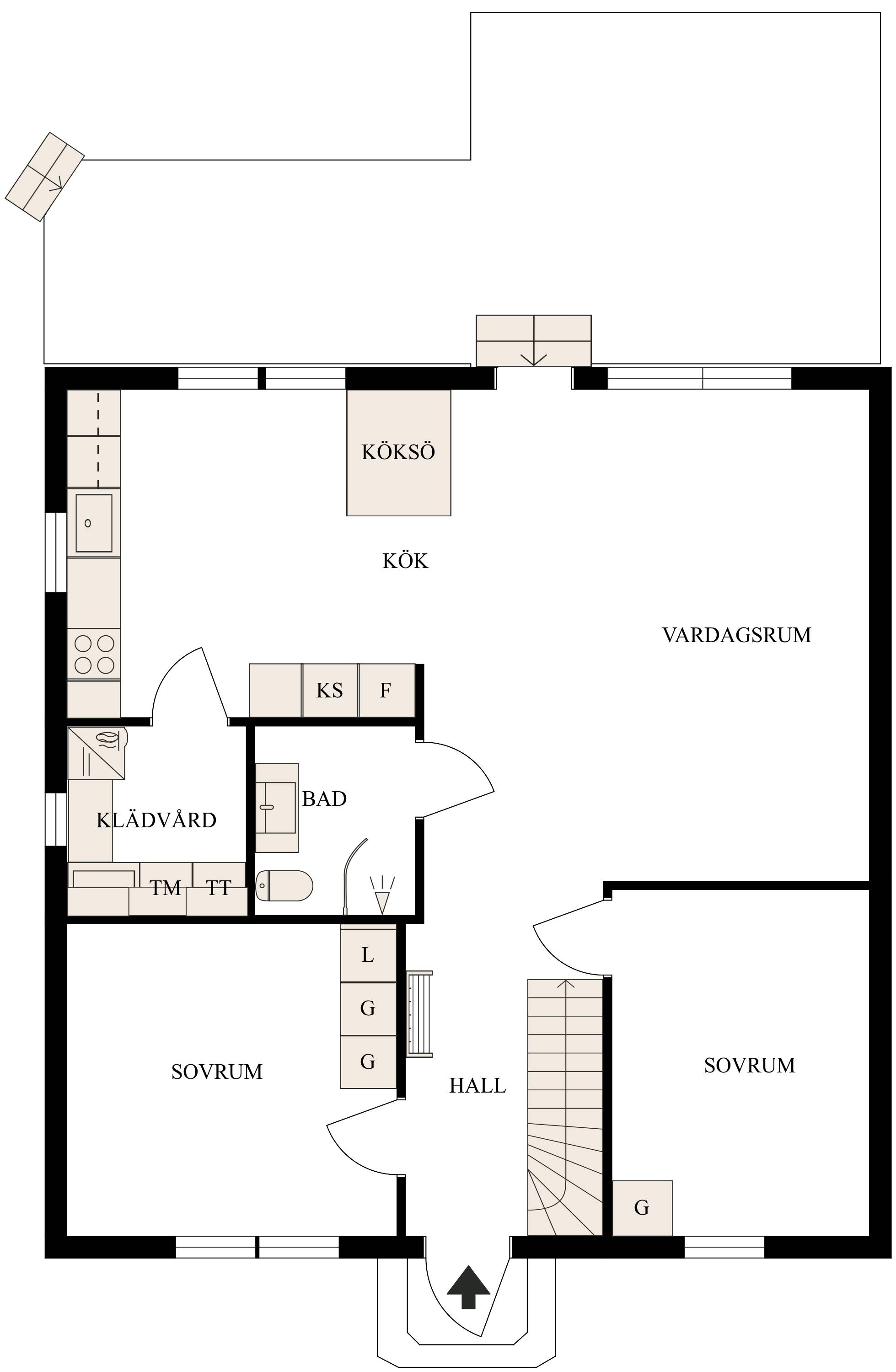 4 rum Villa på Viken 6 Karlskrona kommun - bild 36
