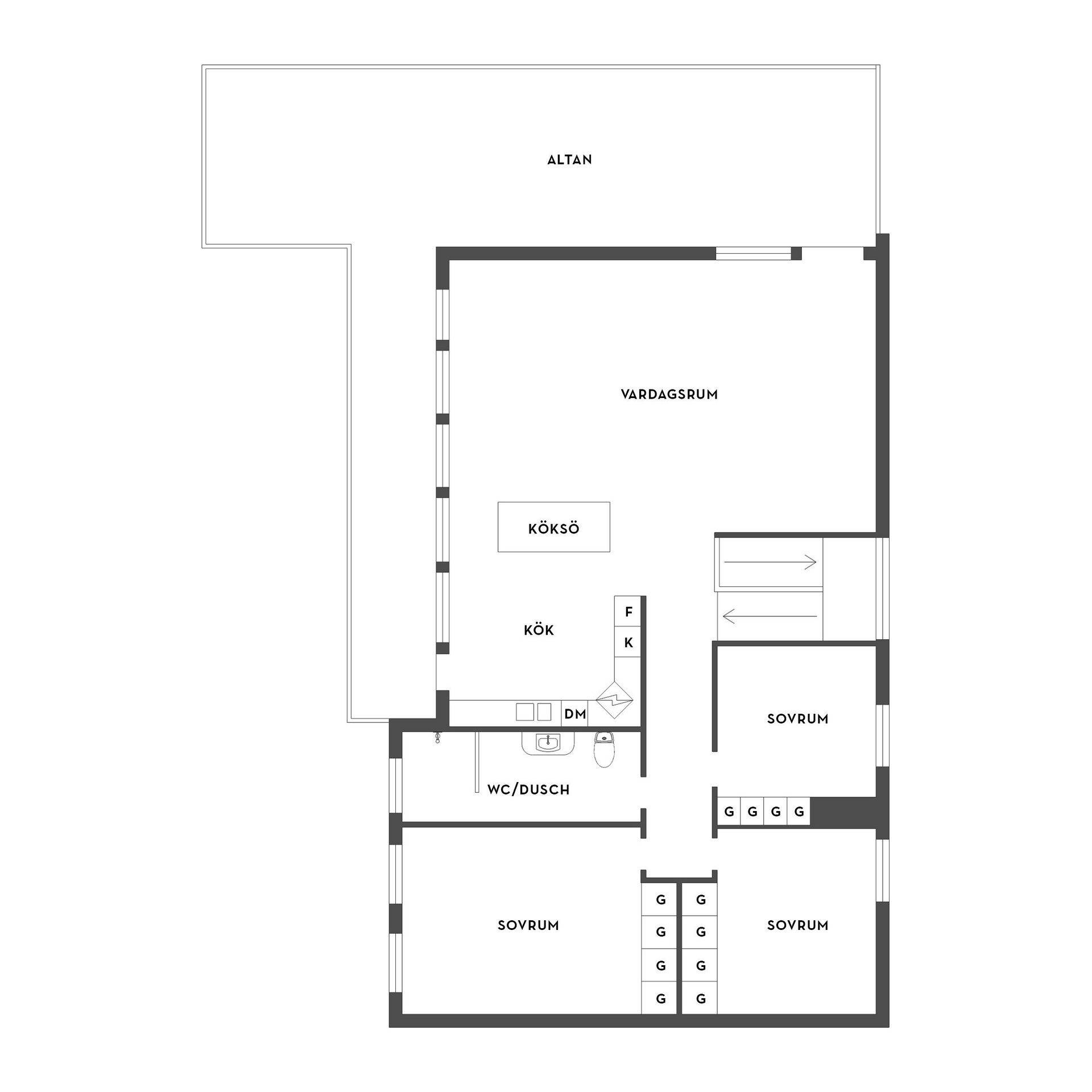 7 rum Villa på Häcklevägen 12 Tångaberg Varbergs kommun - bild 42