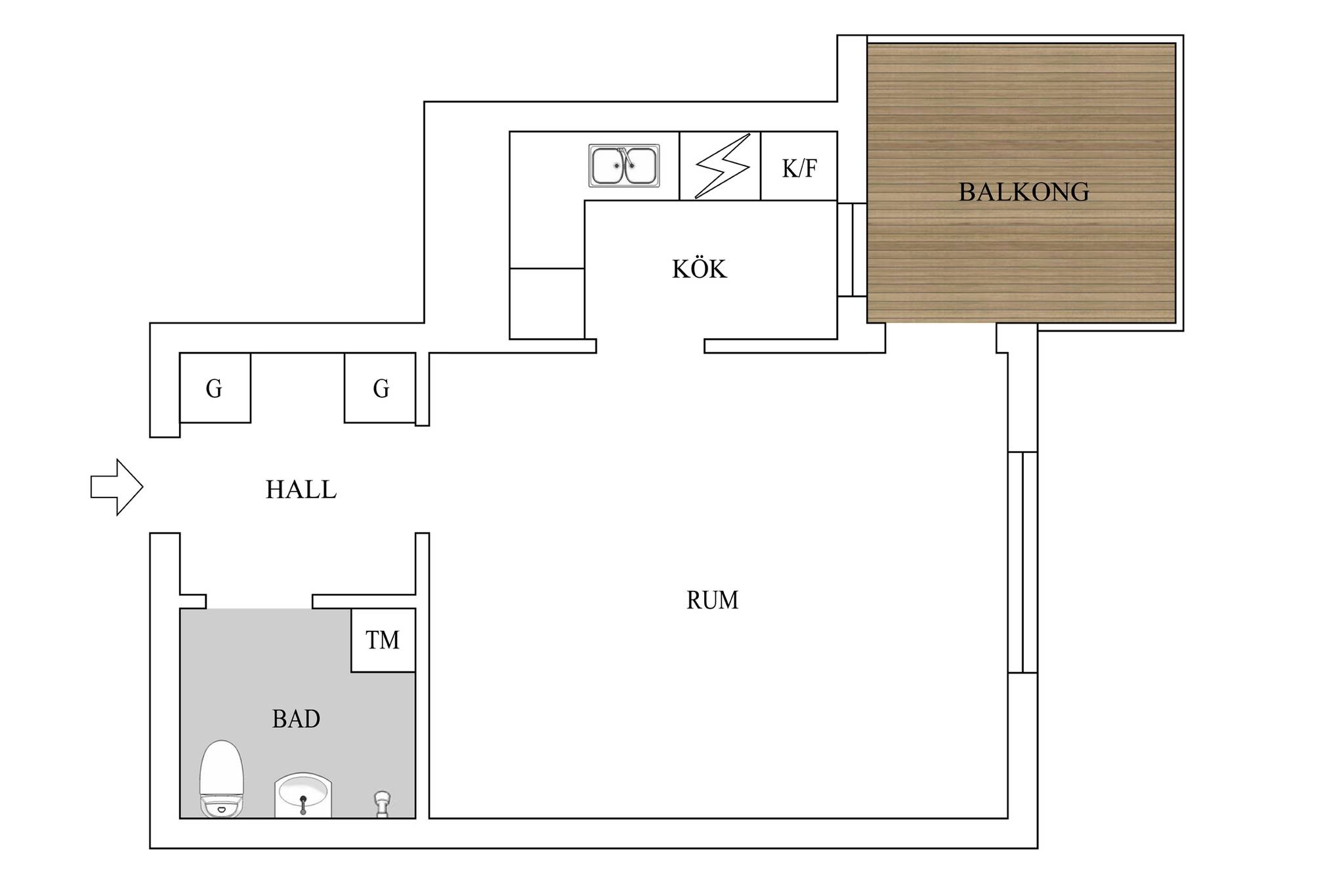 1 rum Lägenhet på Björnsonsgatan 140 Bromma - Blackeberg Stockholms kommun - bild 19