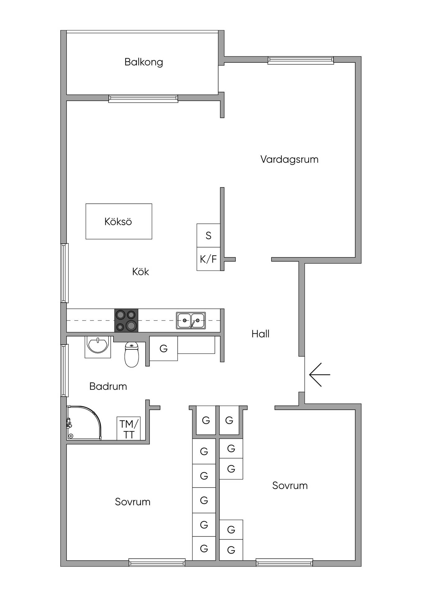 3 rum Lägenhet på Kastalagatan 8 Gula Komarken Kungälvs kommun - bild 21