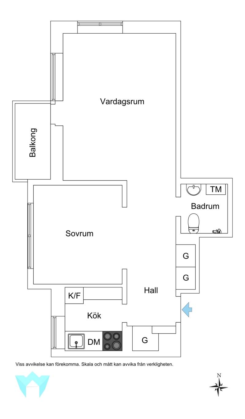 2 rum Lägenhet på Vänskapsvägen 36, 2 tr Kungsholmen - Stora Essingen Stockholms kommun - bild 17