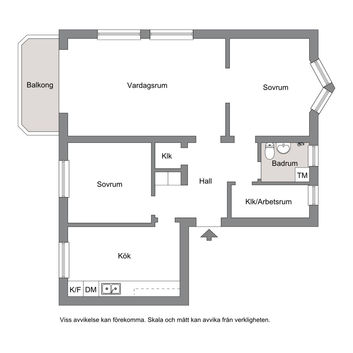 3 rum Lägenhet på Fyrskeppsvägen 38, 3tr Kärrtorp Stockholms kommun - bild 17