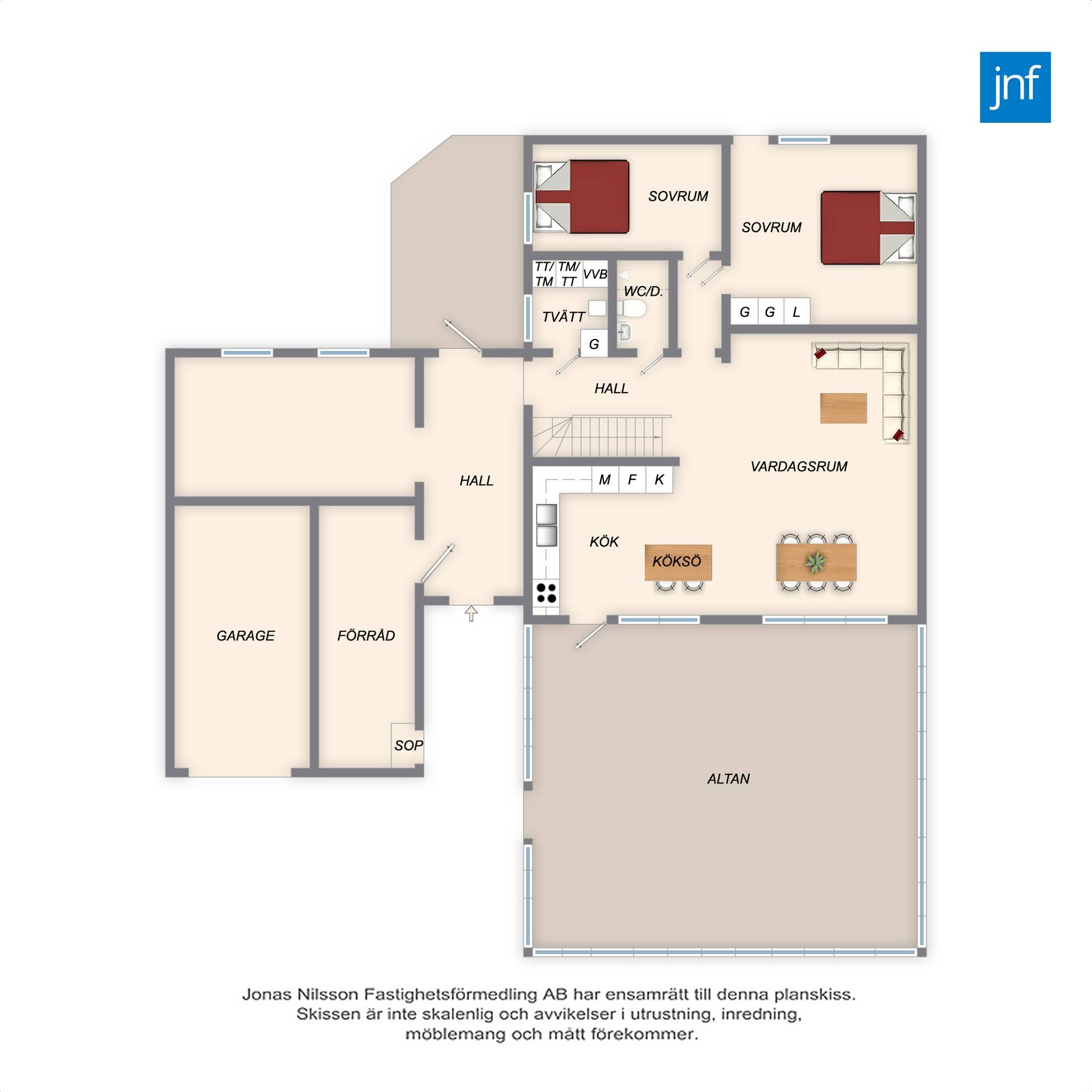 7 rum Villa på Doppinggränd 1 Hertsön Luleå kommun - bild 38