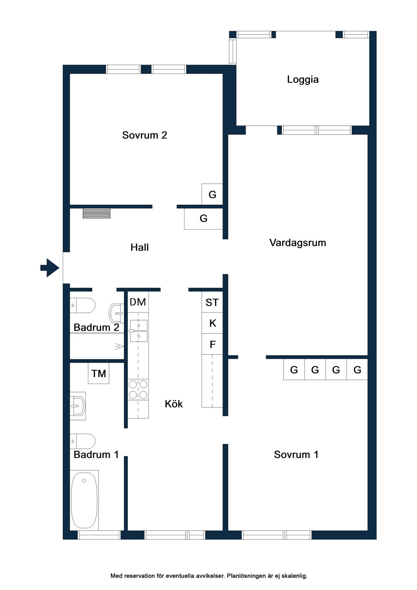 3 rum Lägenhet på Benvägen 33 Bjurhovda Västerås kommun - bild 25
