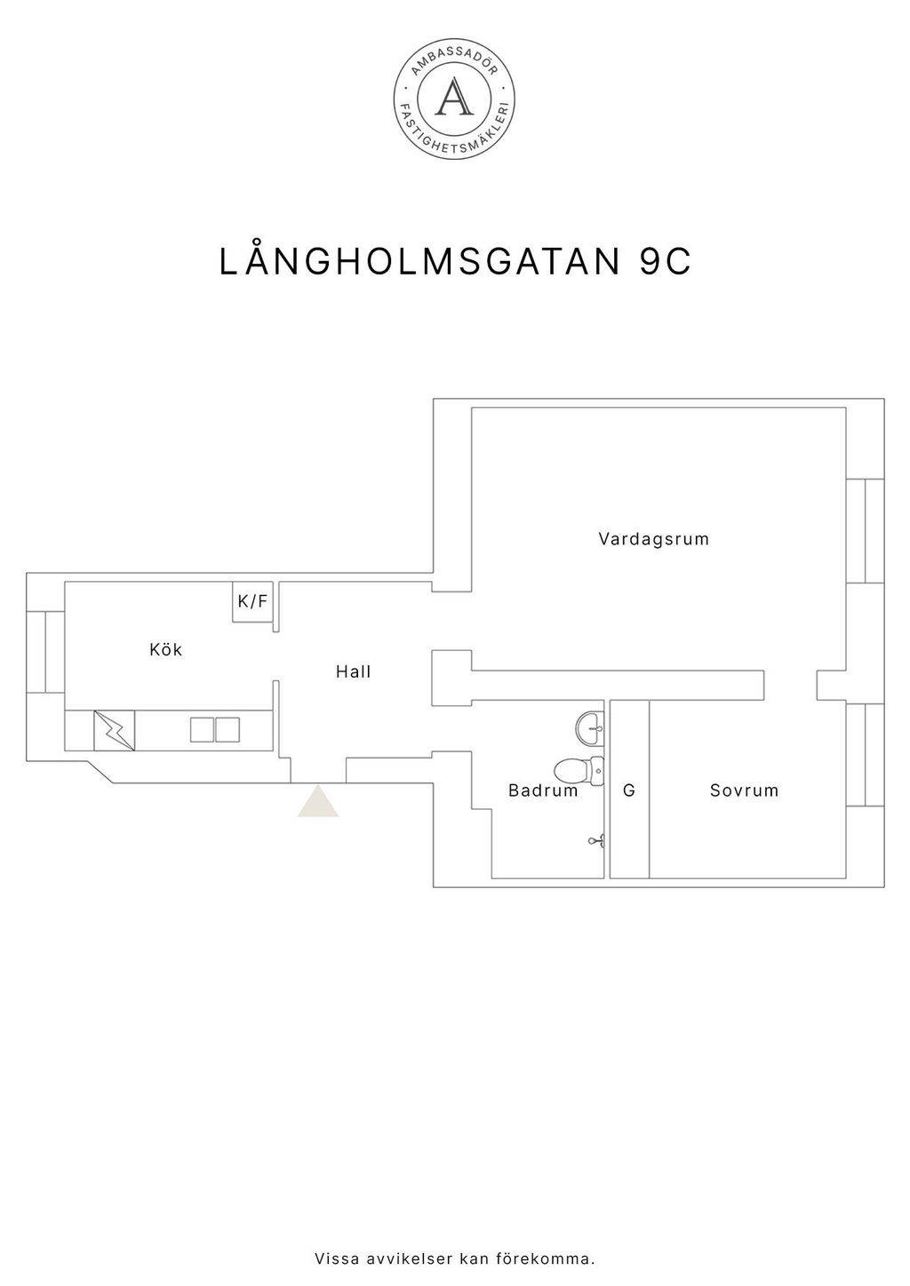2 rum Lägenhet på Långholmsgatan 9C Hornstull Stockholms kommun - bild 19
