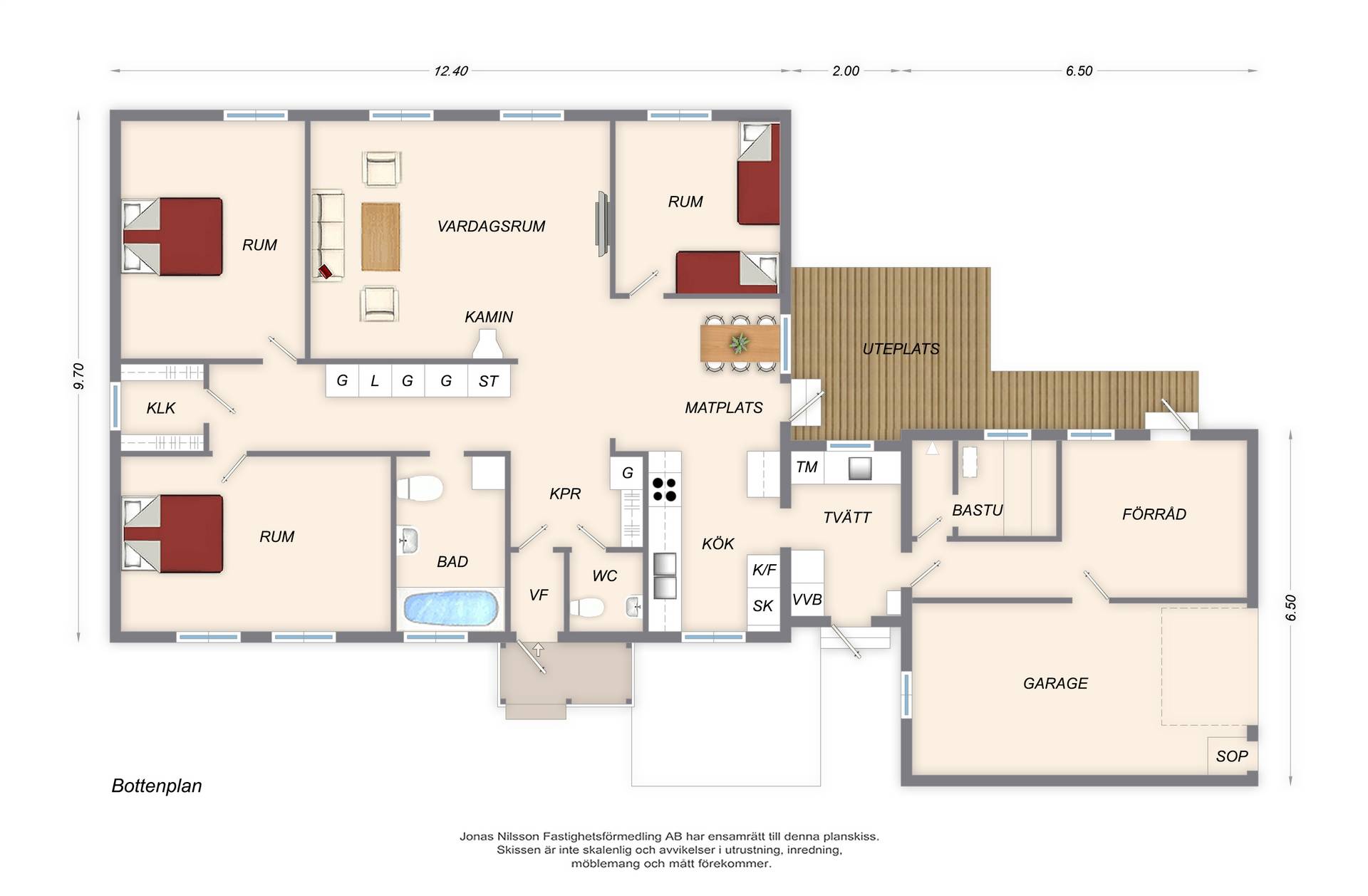 4 rum Villa på Tullvägen 3 Södra Svartbyn Bodens kommun - bild 8