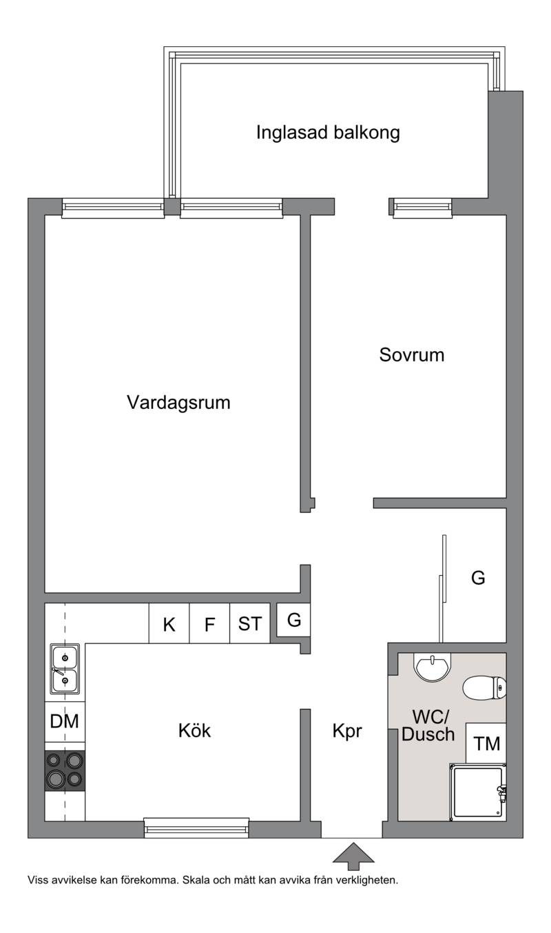 2 rum Lägenhet på Färgargränd 2 Lugnvik Östersunds kommun - bild 17