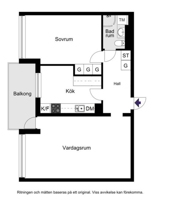 2 rum Lägenhet på Nybodagatan 7 Skytteholm Solna kommun - bild 24